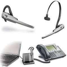 WO100/A, Savi Office (Convertible), беспроводная (DECT) система для телефона и компьютера (Plantronics)